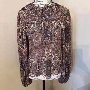 MINKPINK Multicolor Paisley Blouse